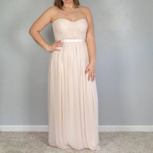Camille La Vie Floor Length Strapless Dress